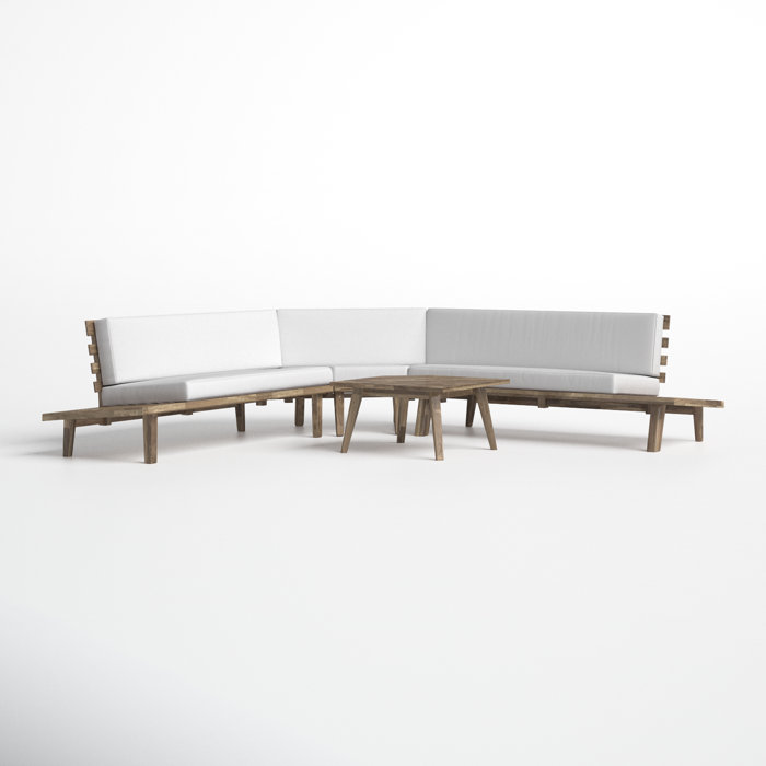 Boaz Piece Sectional Seating Group With Cushions Reviews Allmodern